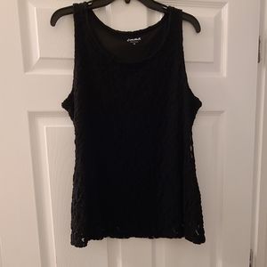 Black lace top
